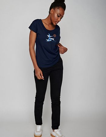 T-shirt Goose Family Cool Navy