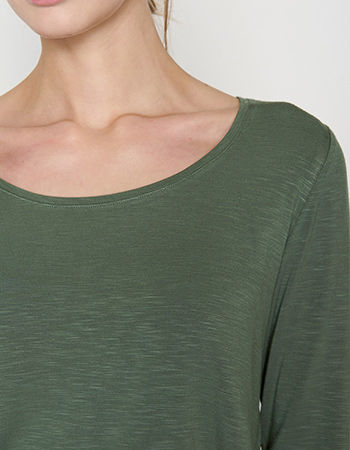 Longsleeve Basic Mind Moos Green