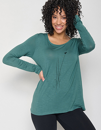 Longsleeve Nature Reed Jungle Green