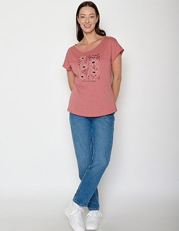 Duurzaam dames T-shirt van biologisch katoen