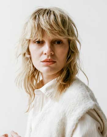 uurzaam Anabel vest van INTI Knitwear, gemaakt van zachte baby alpacawol