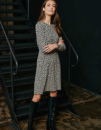 Jurk Kornelia Ebba White Smoke