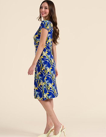 Jurk Chrissy Cross Lilly Blue