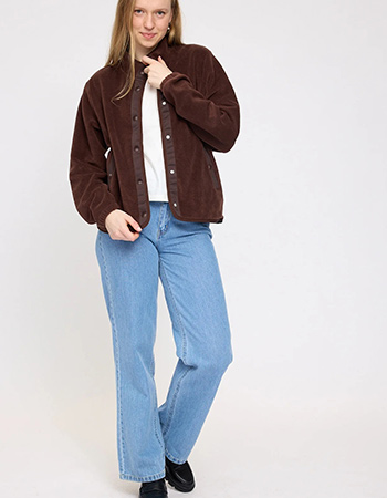 Vegan fleece jacket van MAZINE, heerlijk zacht en duurzaam geproduceerd.