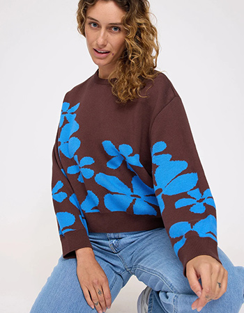 De truien van Mazine combineren een moderne look met duurzame materialen en word