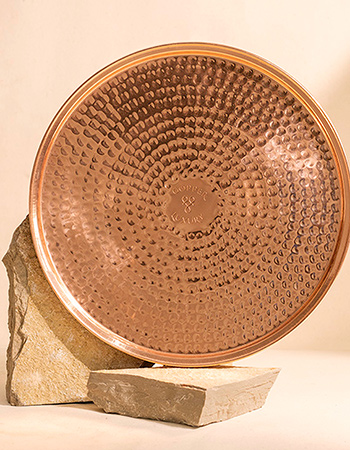 Decoratie Bord Koper Hammererd