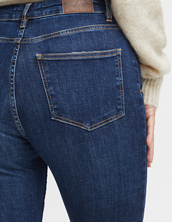 Jeans Pzbecky Bootcut Leg Dark Denim