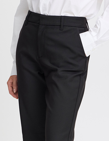 Pantalon Pzbindy Bootcut Leg Zwart Beauty