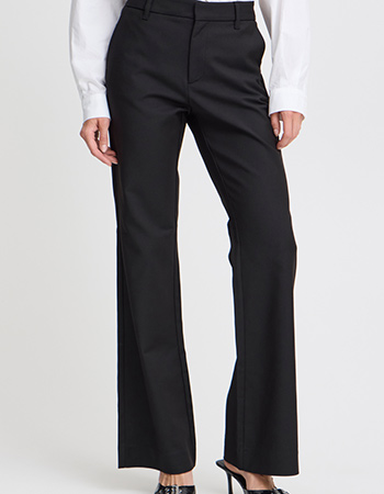 Pantalon Pzbindy Bootcut Leg Zwart Beauty