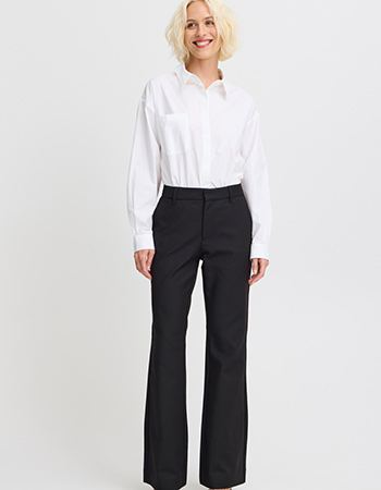 Pantalon Pzbindy Bootcut Leg Zwart Beauty