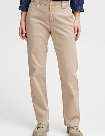 Pantalon Chino Pzrosita Straight Leg Irish Cream