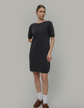 Duurzame Rifò jurk van biologisch en gerecycled katoen