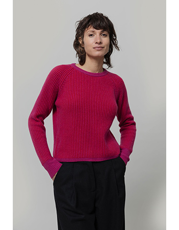 roze wollen trui van RIFO