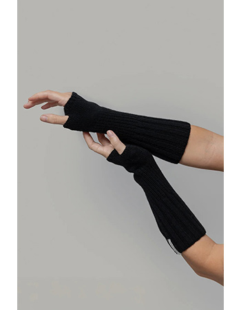 wollen vingerloze handschoenen
