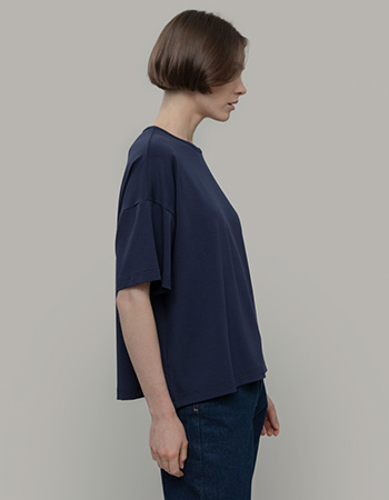 tijdloos blauw shirt van Rifo Kleding