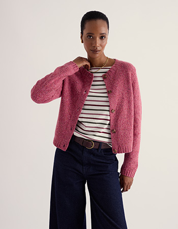 gecertificeerd merinowol cardigan van seasalt cornwall