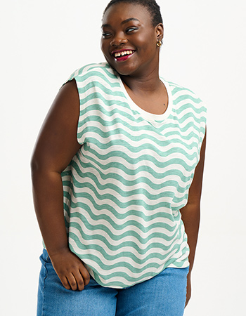 Elke print vertelt een verhaal. Duurzame T-shirts van Sugarhill Brighton bij wat