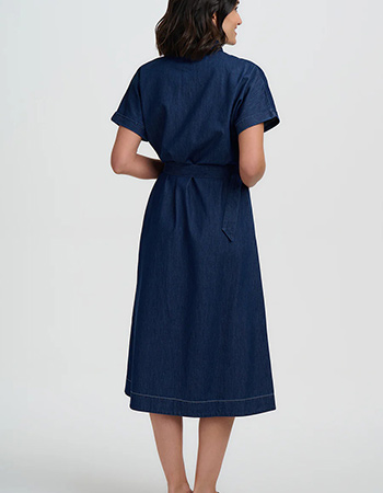 denim jurk van sugerhirll in bio katoen