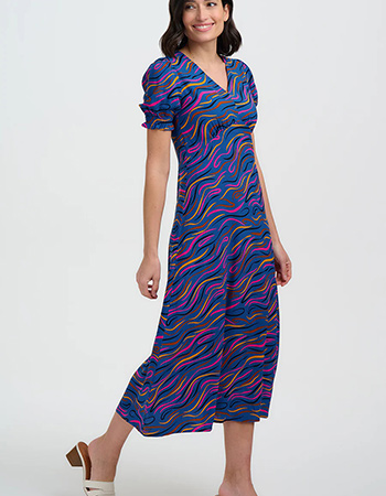 Duurzame jurk van Sugarhill Brighton in ECOVERO viscose