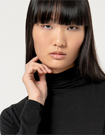 Longsleeve Col Perkins Negro