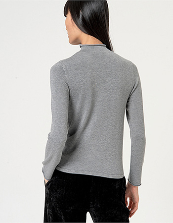 Trui Perkins Turtle Neck Grey