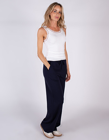 Top Ibiza Met Kant Off White