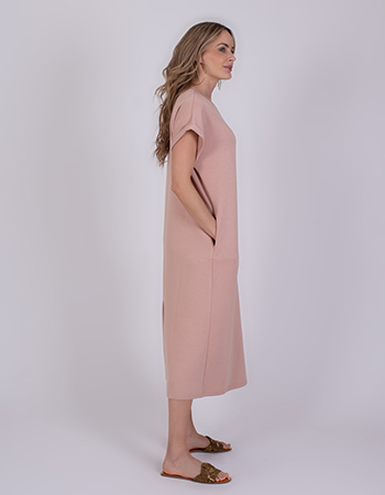 Comfortabele dames jurk met een mooie valling en lichte stretch voor prettig dra