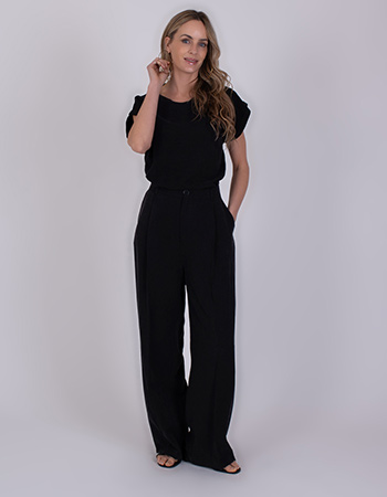 Piran oversized pantalon van The Clothed met een rechte, soepele pasvorm en een 