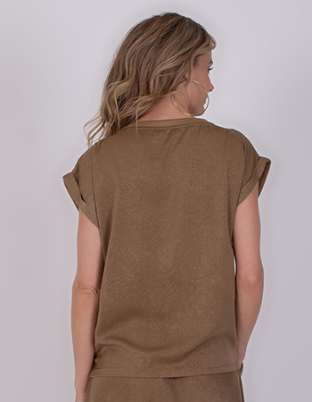 Comfortabel dames shirt met een soepele pasvorm en een vrouwelijke, ontspannen l