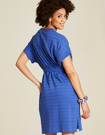 Jurk Aus Ajour Dazzling Blue