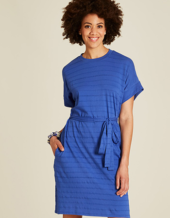 Jurk Aus Ajour Dazzling Blue