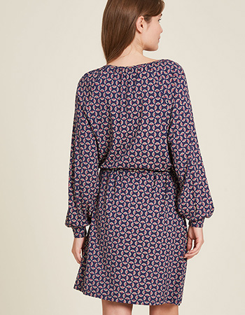 Jurk Fan Graphic Plum