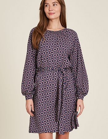 Jurk Fan Graphic Plum