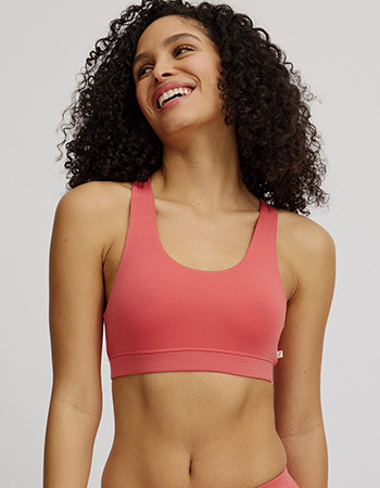 Racerback BH Tencel Coral