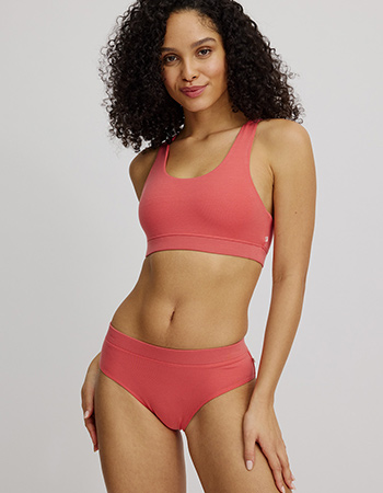 Racerback BH Tencel Coral