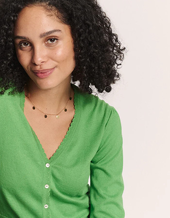 groene cardigan van Tranquillo