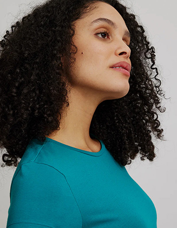 T-shirt Basic In Organic Cotton Bay