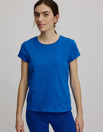 T-shirt Basic In Organic Cotton Sky Diver