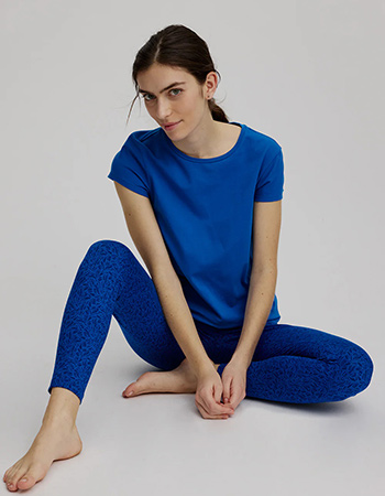 T-shirt Basic In Organic Cotton Sky Diver