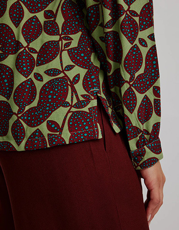 Blouse Botanic Green