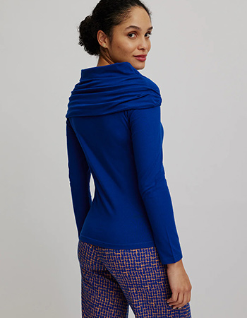 Trui With Large Collar Ink