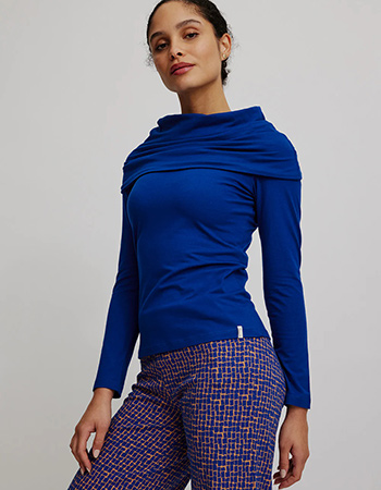 Trui Jaquard Ink Blue