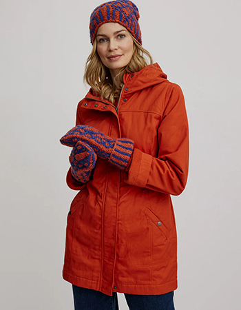 Tranquillo handschoenen van wol met zacht fleece zijn een kleurrijke en warme ey