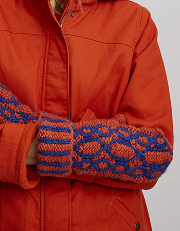 Deze Tranquillo handschoenen van mulesing-vrije wol met fleece voering houden je