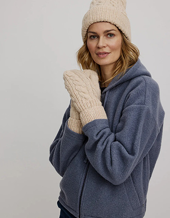 wollen muts en wanten van Tranquillo