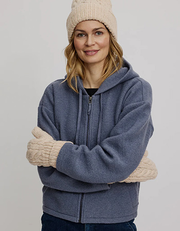 diervriendelijke eco muts van wol gebreid voor Tranquillo