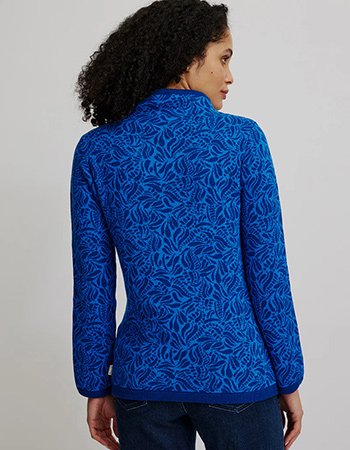 Trui Jaquard Jumper Blue Paisley
