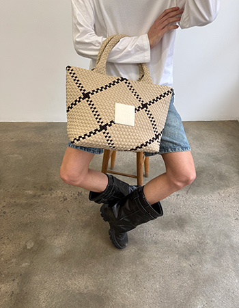 Duurzame neopreen tas met zachte en flexibele structuur