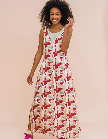 zomerse lange jurk van zilch