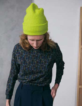 Frisse Zilch muts in de kleur lemon. Heerlijk warm en zacht door de wolmix met a